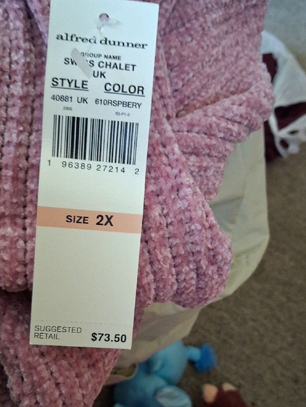 ALFRED DUNNER Open-Front Ribbed Cardigan - Picture 6 of 6